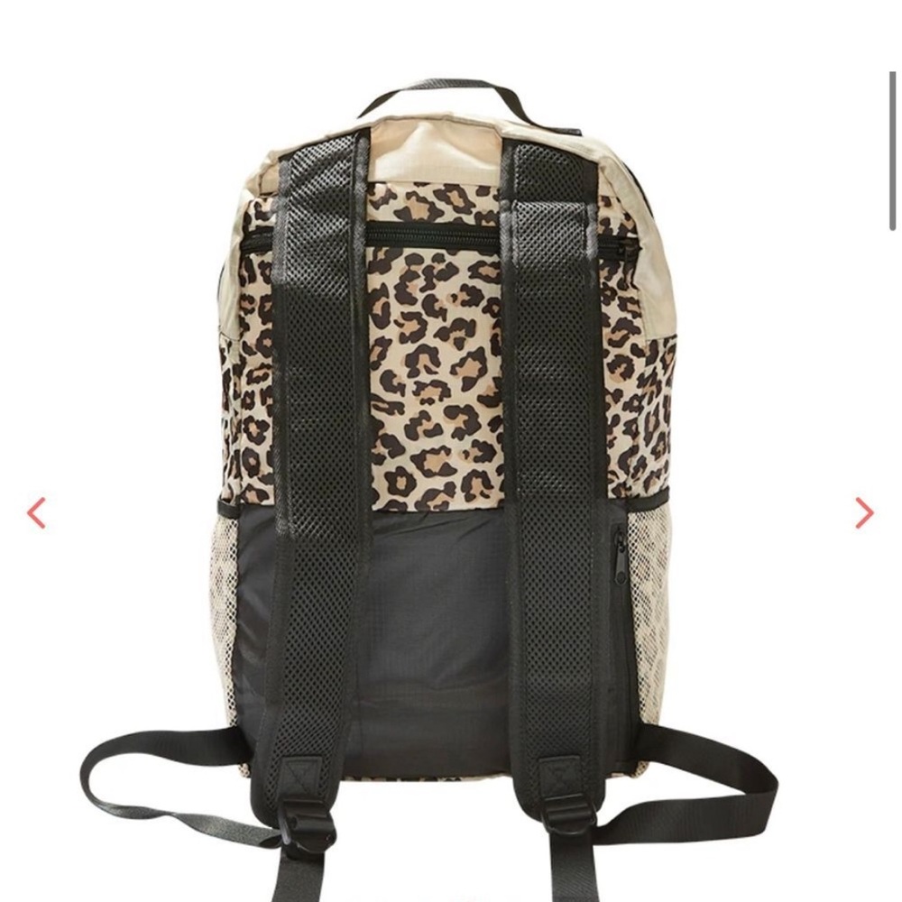 Nwot Apl Leopard Print Backpack - image 4